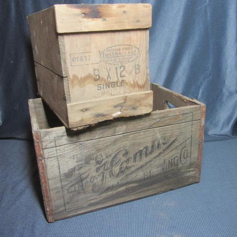 Hamms Wood Case, Luster Ship Crate