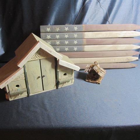 Birdhouse Cabinet, Flag