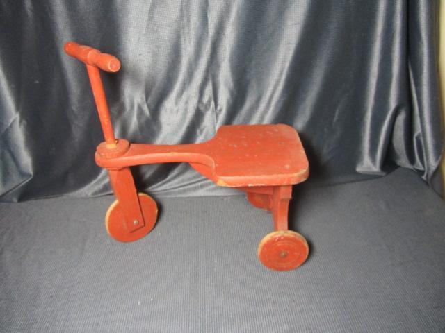 Vintage Wooden Scooter