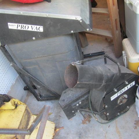 Vacuum Bagger for Zero Turn Mower