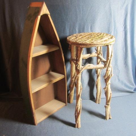 Canoe Shelf, Stool