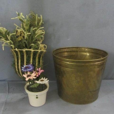Brass & Cast Planters