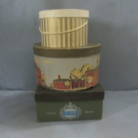 Vintage Hat Boxes