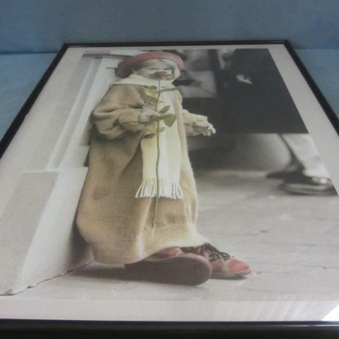 Girl With Rose Poster