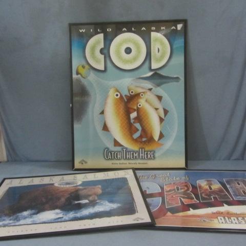 Alaskan Seafood Posters