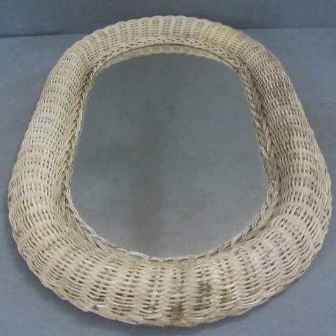 Wicker Mirror
