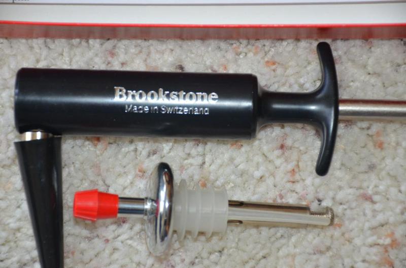 Brookstone Air pressure wine bottle cork popp Whiteford Mid