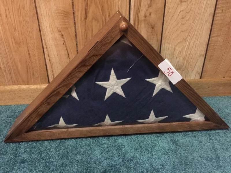 lot 50 image: US armed Forces flag...