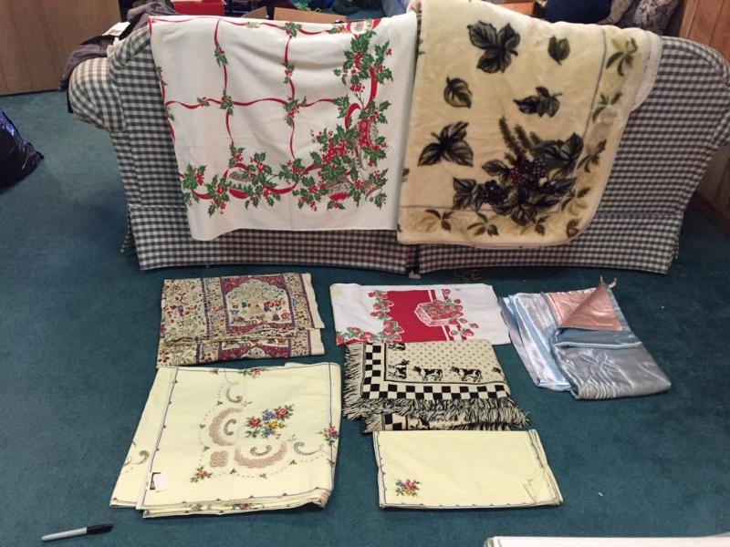 lot 57 image: Lot of blankets and covers...
