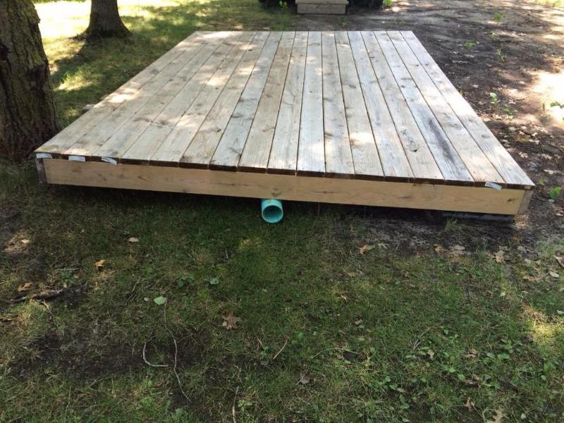 Green Treated Deck