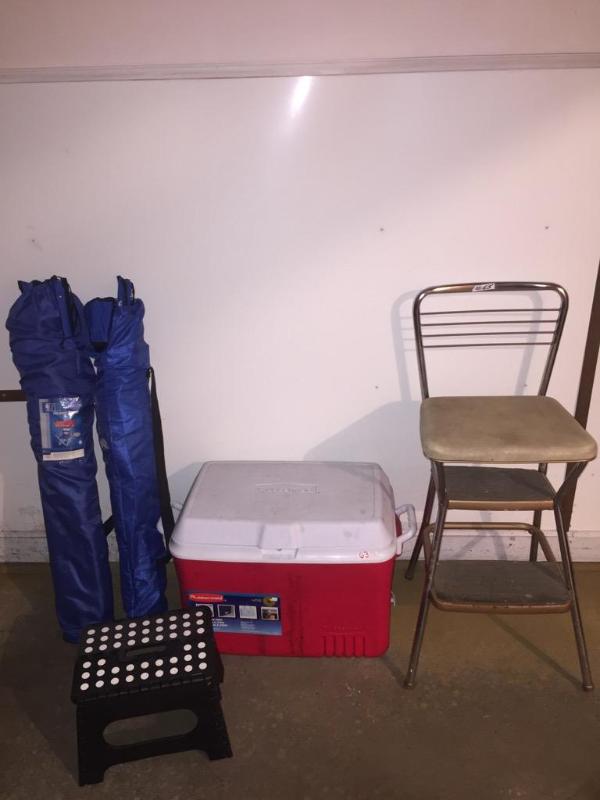 lot 63 image: 2 Las Vegas All Star 2007 folding lawn chairs...