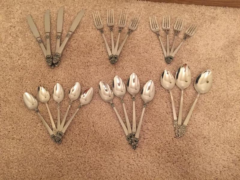 lot 66 image: Grace stainless Symphony silverware set...
