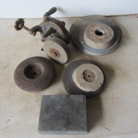 lot 100 image: Bench Hand Grinder