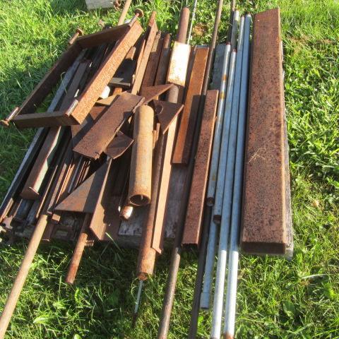 lot 230 image: Square Tube Steels, Rods, Pipe