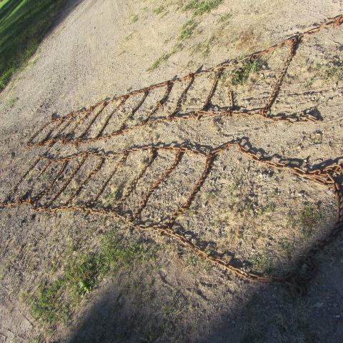 lot 238 image: Tractor Tire Chains