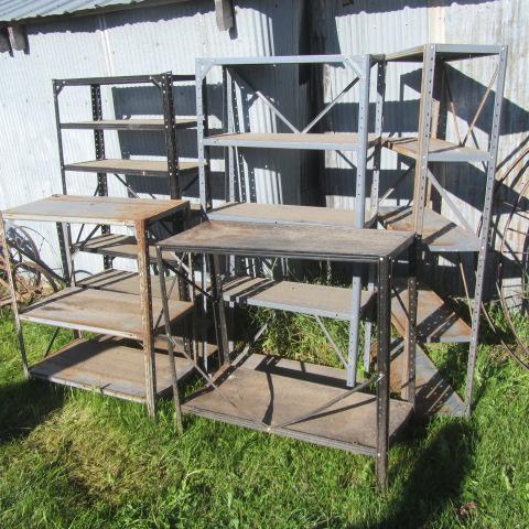 lot 246 image: Metal Shelving
