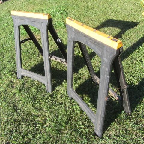 lot 247 image: Folding Sawhorses, Jr.