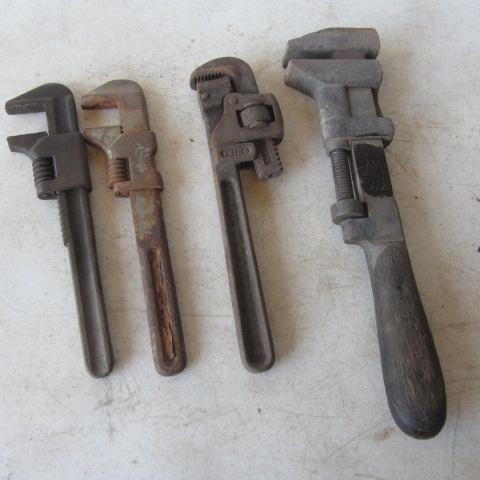 lot 29 image: Monkey & Pipe Wrenches
