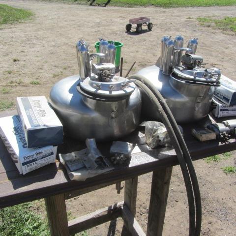 lot 303 image: Surge Milking Buckets