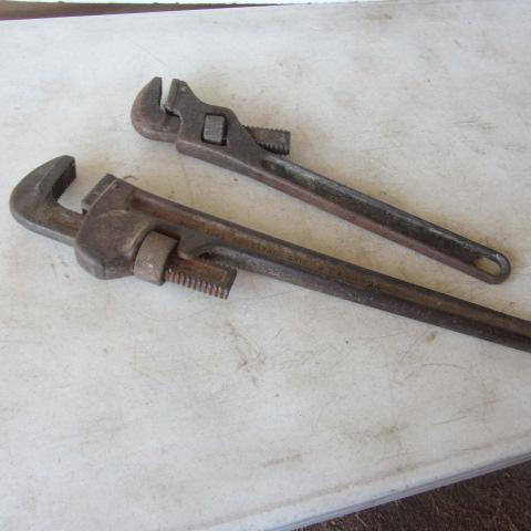 lot 31 image: Ridgid & Lawson Pipe Wrenches