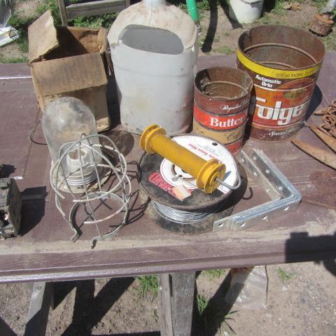 lot 314 image: Fence Wire, Lights, Springs