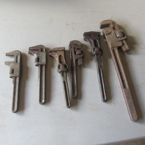lot 323 image: Pipe & Monkey Wrenches