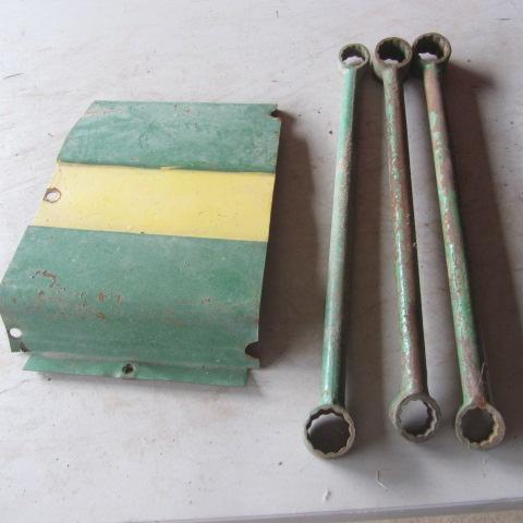 lot 330 image: John Deere Wrenches, Shield