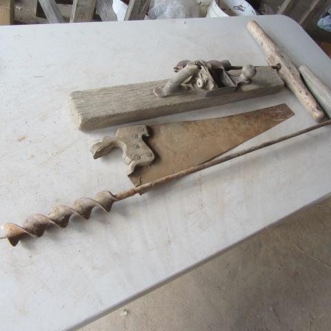 lot 331 image: Log Augers, Block Plane