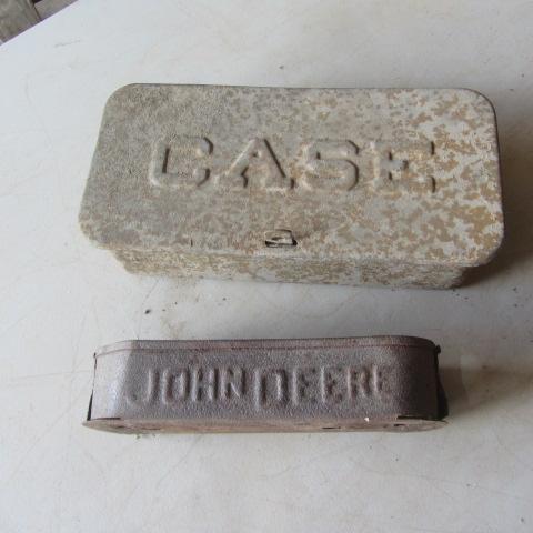 lot 341 image: John Deere & Case Toolboxes