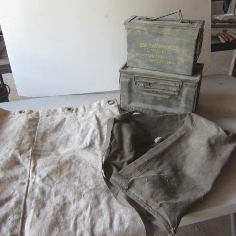lot 382 image: Ammo Boxes, Bags & Pack