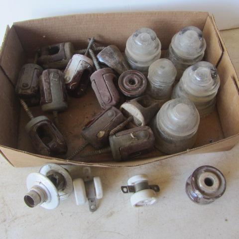 lot 39 image: Glass & Crockery Insulators