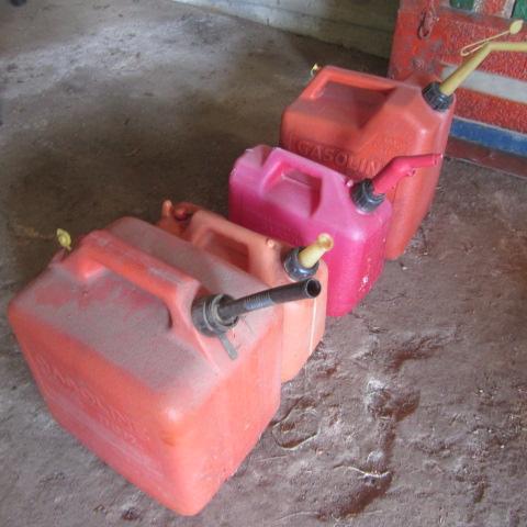lot 412 image: Gas Cans