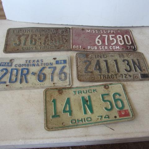 lot 52 image: Truck License Plates