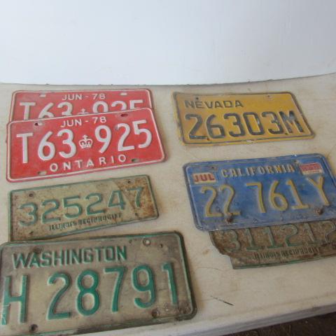 lot 54 image: License Plates, Reciprocity