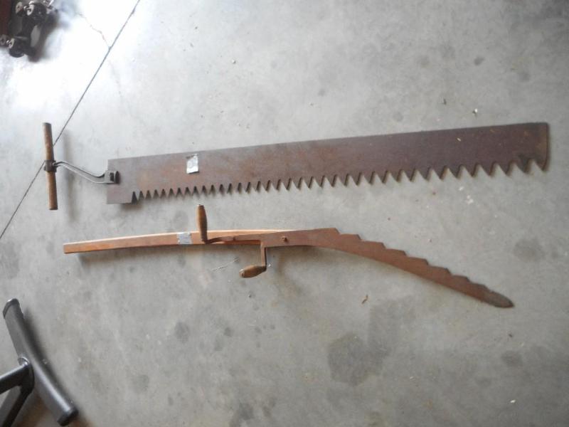 Antique ice saws