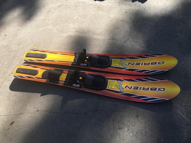 lot 12 image: Set OBrien Amigo Water Skis in nice conditio...
