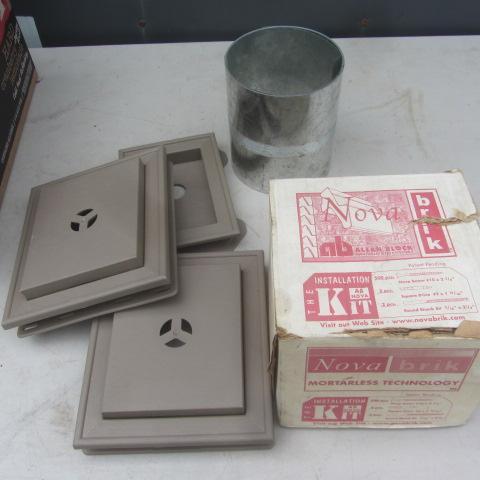 Wall Mounts, Flashing, Cement Screws