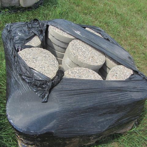 lot 60 image: Round Stepping Stones