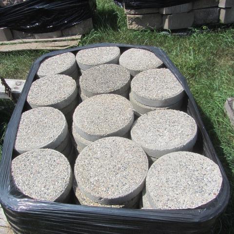lot 61 image: Round Stepping Stones