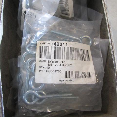 lot 115 image: Eye Bolts