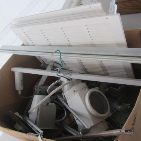 lot 162 image: Track Lighting, Vent Covers