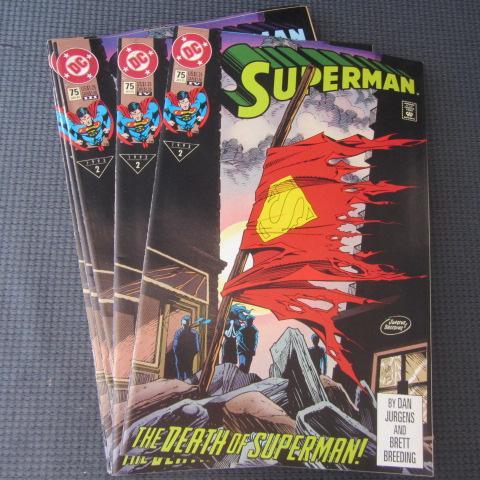 lot 232 image: Superman - The Death of Superman Comics