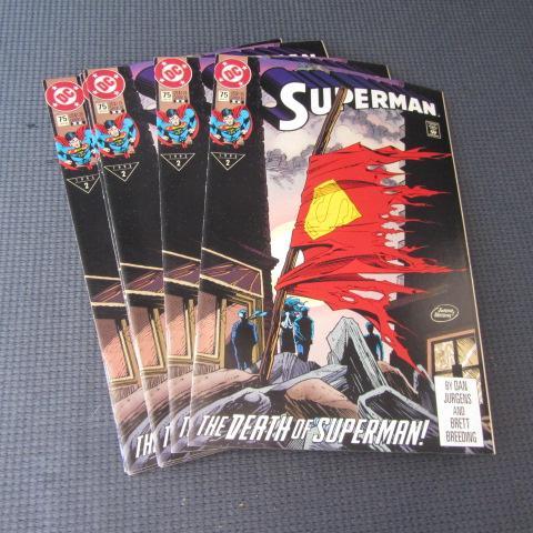 lot 236 image: Superman - The Death of Superman Comics