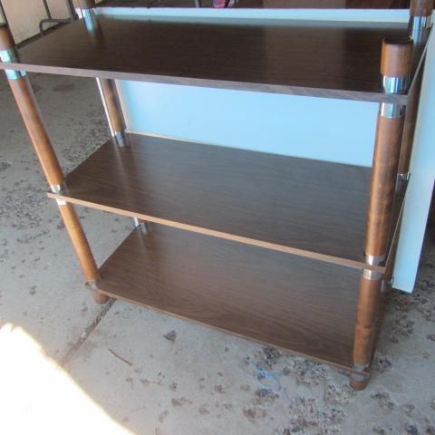 lot 241 image: Modernistic Stand  Bookshelf