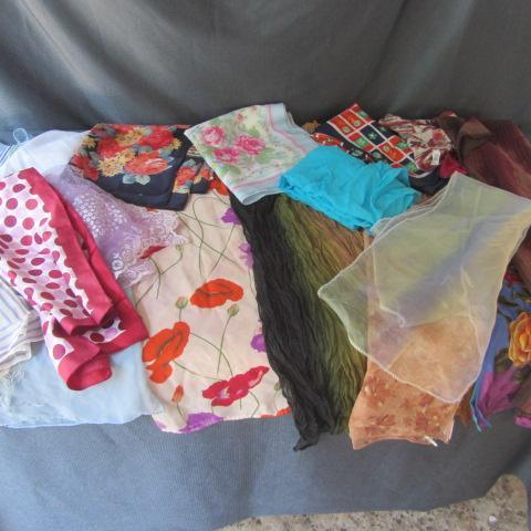 lot 75 image: Ladies Dress Scarves