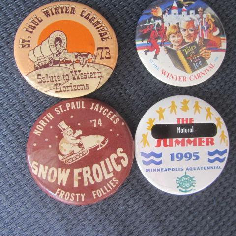 lot 91 image: Winter Carnival, Aquatennial Buttons