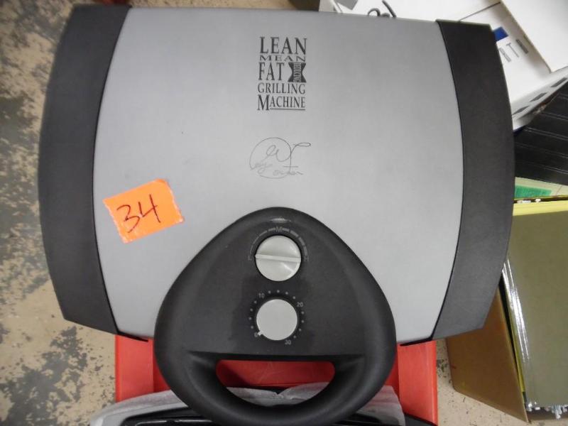 lot 34 image: George Forman grill