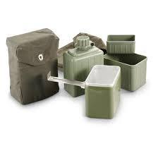 2 Used Serbian Military Surplus Mess Kits