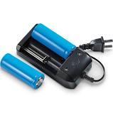 Lithium-ion 26650 Rechargeable Batteries and Charger Kit