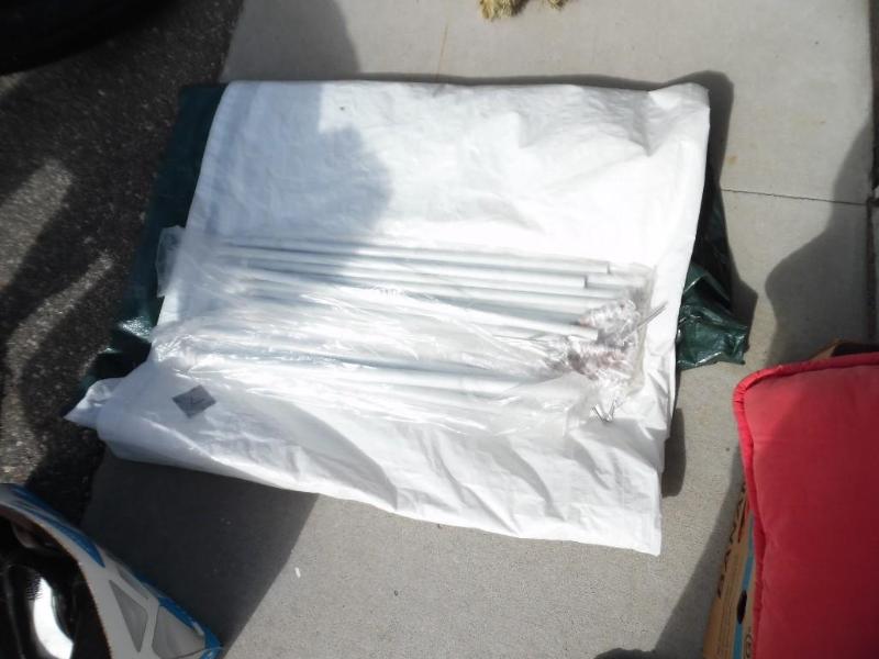 Canopy Tarp With Poles